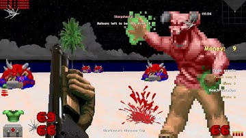 Open World (GTA in DooM) - Beach Invasion - ZDaemon city WAD