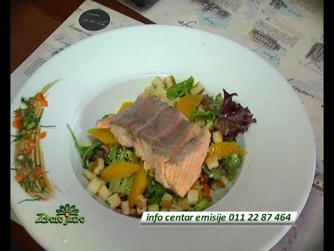 Salata sa lososom, Zdravo jutro, Nikola Lazarević, Restoran Tesla