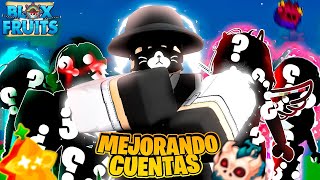 MI MEJOR SUBIENDO 4 CUENTAS DE BLOX FRUITS Y MORI... 😳