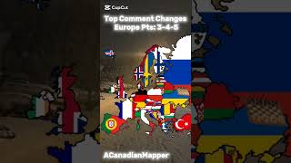 Top Comment Changes Europe Pts 3 4 5 #europe #geographythroughmaps #countrymap #map