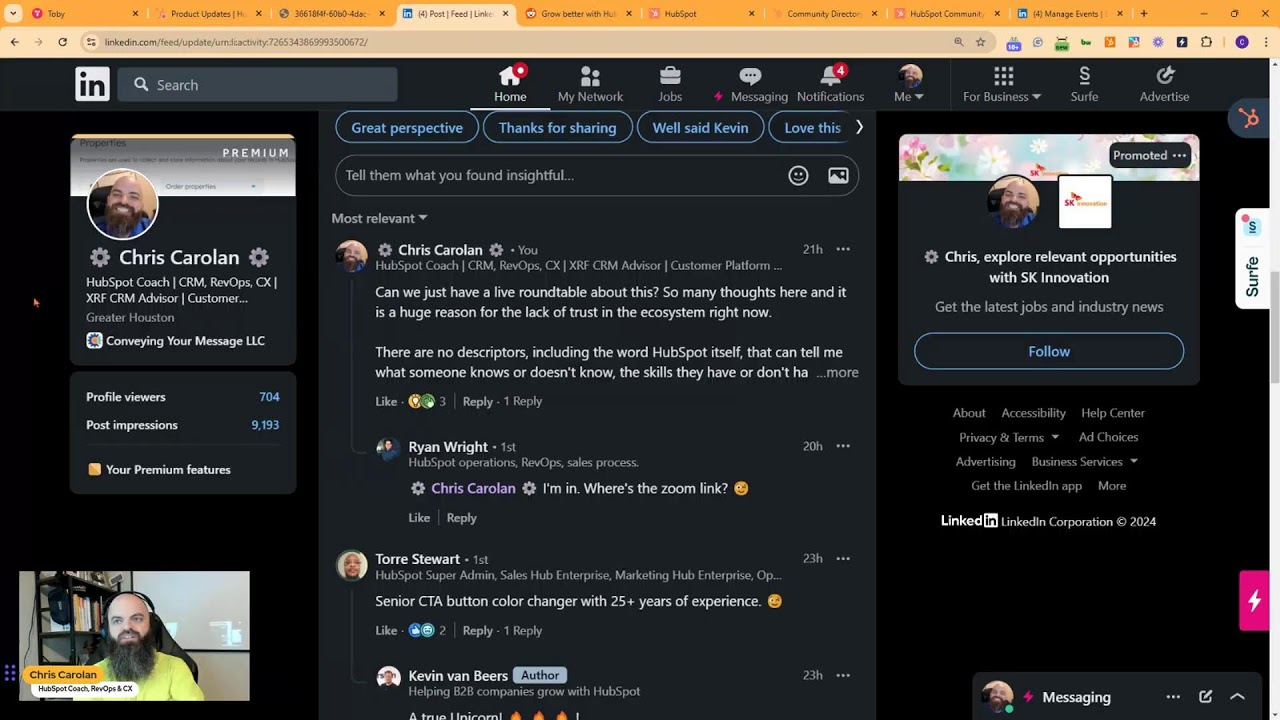 2024-11-22 Wake Up With Customer Platform - Your unofficial HubSpot morning show with Chris Carolan.