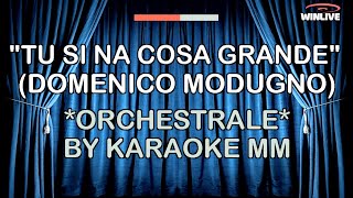 Domenico Modugno - Tu si na cosa grande ORCHESTRA KARAOKE MM