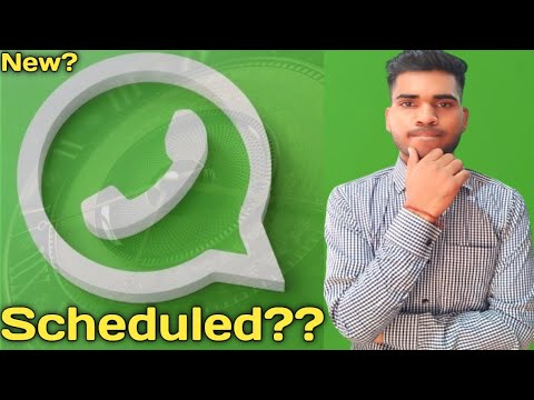 How to Schedule a Message in WhatsApp | Auto send whatsapp message ...