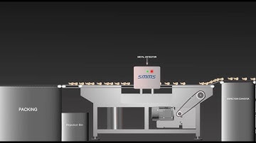 RETRACTING Reject Mechanism for Conveyorised Metal Detector