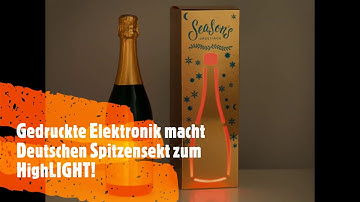 Printed Electronics makes top German sparkling wine a HIGHLIGHT!