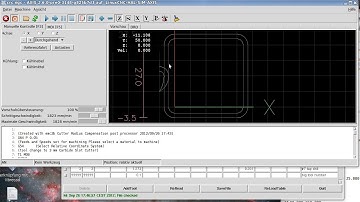 DIY CNC CRC Cutter Radius Compensation Workflow G41 / G42