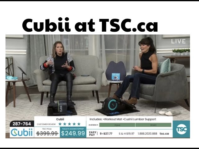 Cubii Jr2 at TSC.ca! Special with Cubii, Cushii (lumbar support