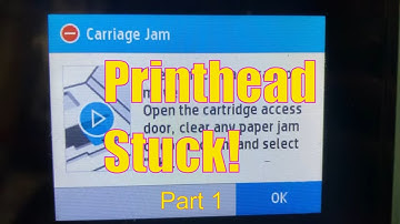 Fix "Carriage Jam" in HP Printer - The print carriage cannot move.