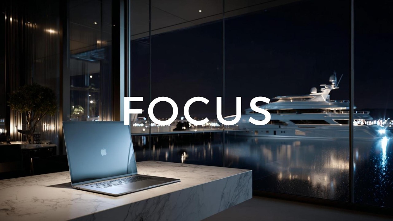Deep Focus for High Performers 🎧 Luxury Penthouse Ambience | Work, Study, Concentration