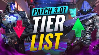 NEW UPDATE: BEST Agents TIER LIST - Valorant Patch 3.01