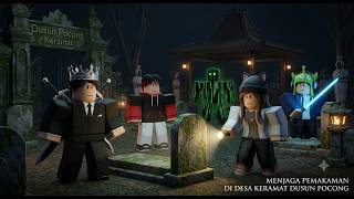 GUARDIAN OF THE SMALL VILLAGE GRAVEYARD | Roblox - KERAMAT Dusun Pocong [HORROR] screenshot 2