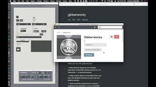 A quick intro to Gibberwocky for Max