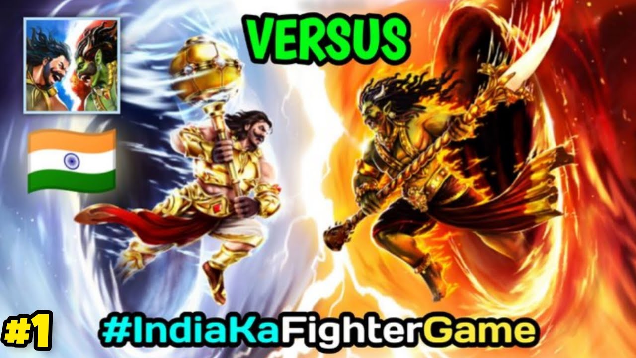 FIRST INDIAN MYTHOLOGY BASED FIGHTING GAME - VERSUS Fighter Game GAMEPLAY #1