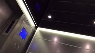Schindler Haughton Mod. by Otis Compass Traction Elevators at Marriott Palms Tower in Anaheim, CA