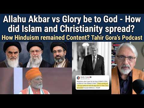 Allahu Akbar vs Glory be to God-How did Islam and Christianity spread?How Hinduism remained Content?