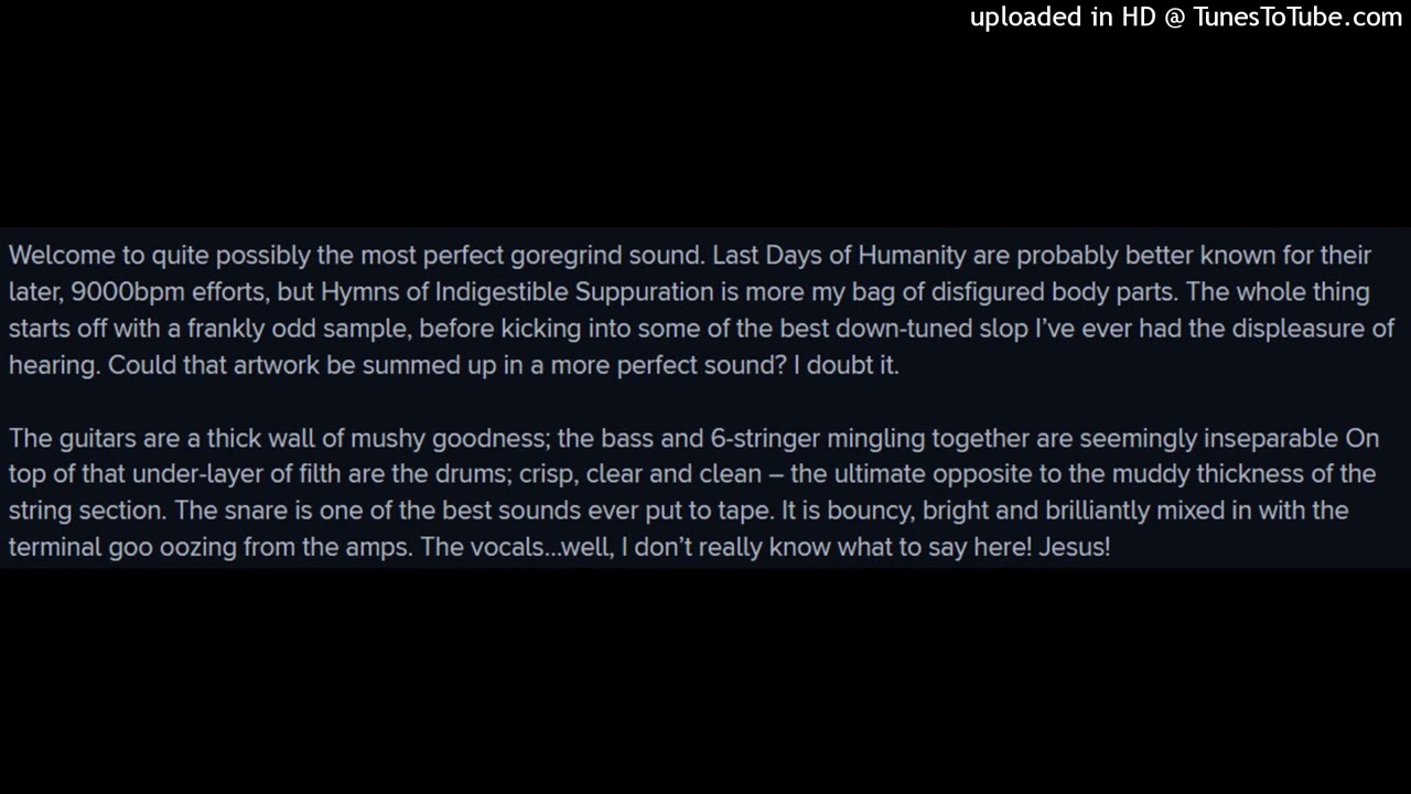 Last Days Of Humanity - Defleshed By Flies