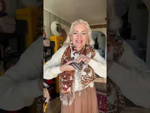 Завяжем шарф и дополним образ #стиль #fashionhacks @yargaladodeya