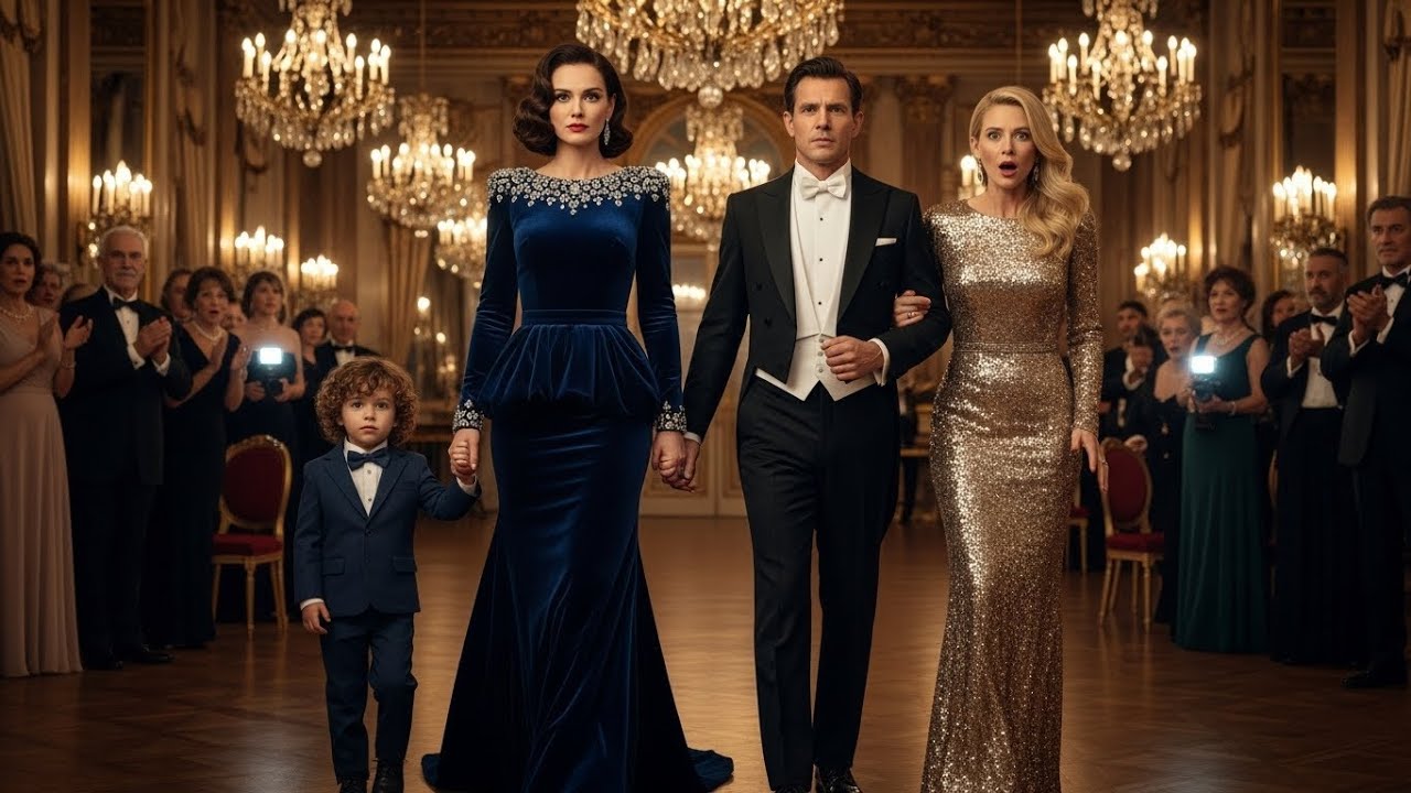 Zapomniana żona wraca olśniewająco na galę — z jednym dzieckiem u boku