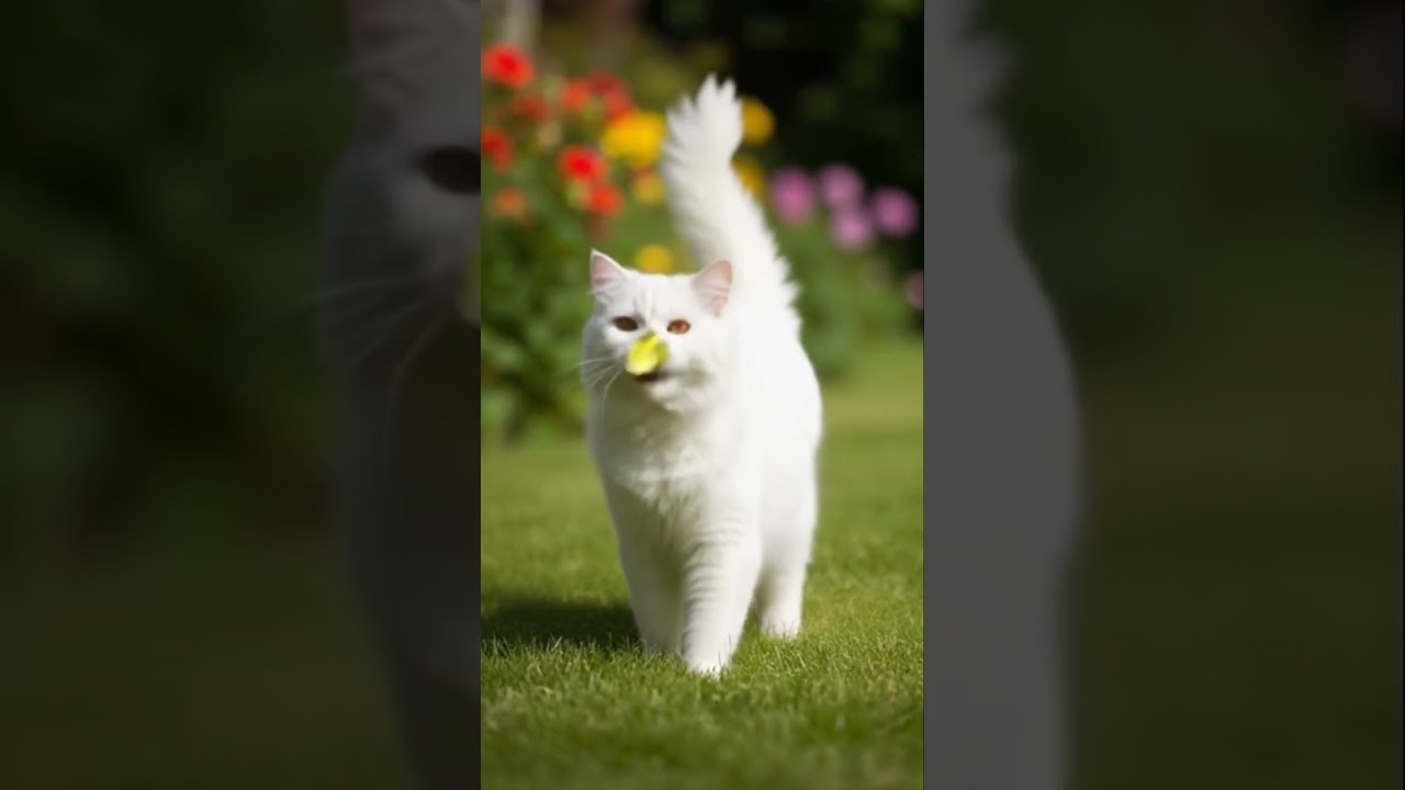 Luna the cat and Butterfly! CatAndButterfly 