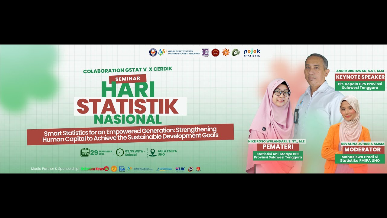 CERDIK IV: SEMINAR HSN (HARI STATISTIK NASIONAL) #3