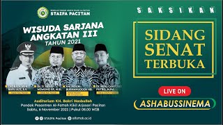 🔴 [SIARAN LANGSUNG] SIDANG SENAT TERBUKA (Wisuda Ke-III Strata Satu STAI Al-Fattah Pacitan 2021)