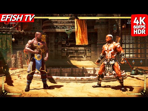 Geras vs Kotal Kahn (Hardest AI) - Mortal Kombat 11 | PS5 4K 60FPS HDR