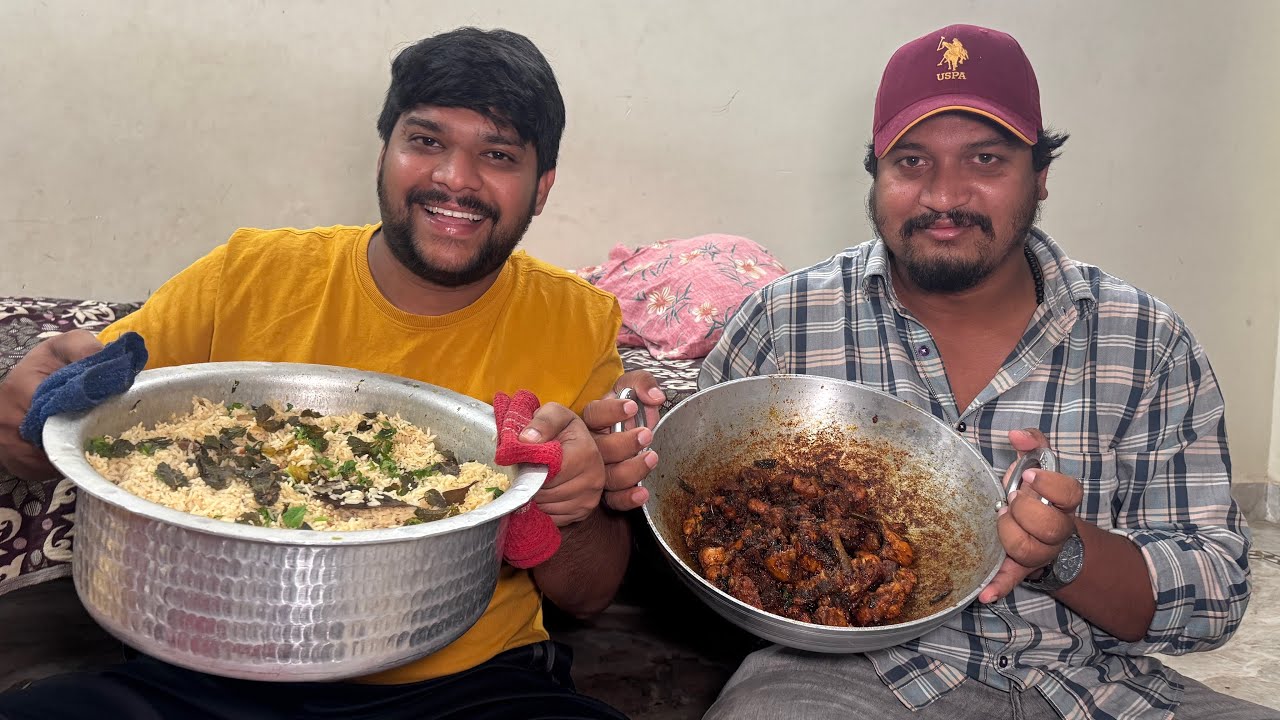 💢మాయ family అందరం కలిసి బగారా చికెన్ కర్రీ FRY చేసుకున్నాం #food #shorts #dailyvlog #telugu