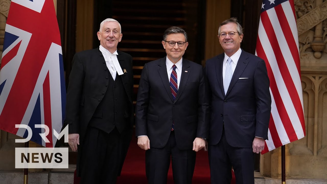 U.S. House Speaker Johnson Meets UK Commons Speaker Sir Lindsay Ahead of Parliament Address | AC1N
