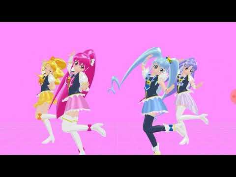 MMD Happiness Charge Precure Ending 2 