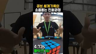 큐브 세계기록의 소름 돋는 진화과정