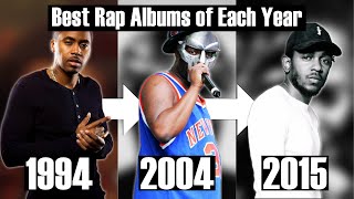 The Best Rap Albums of Each Year (1987-2023)