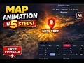 Create Cinematic Map Animations with ClickZoom Pro (After Effects)