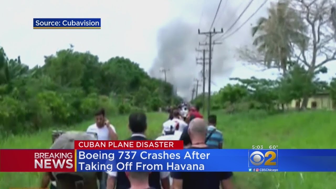 Plane Crashes in Cuba