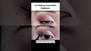 Easy Eyeliner Makeup for Beginners #EyeMakeup #SoftGlam #KoreanMakeup