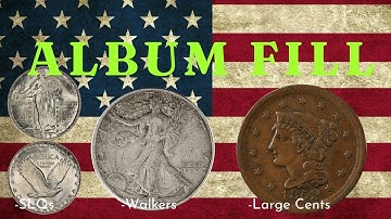 Coin Show pickups. Filling some hard Dansco Albums. Very Satisfying ❗️Walkers, Large Cents, & SLQs
