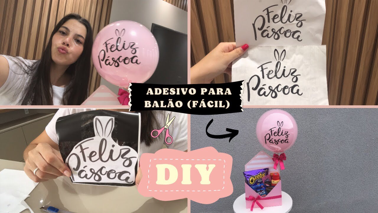 Como fazer adesivo para balão em casa | Tirando as dúvidas de vocês.