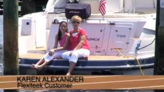 Flexiteek synthetic teak deck