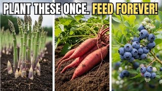 10 Crops You Plant ONCE That Will feed you FOREVER!