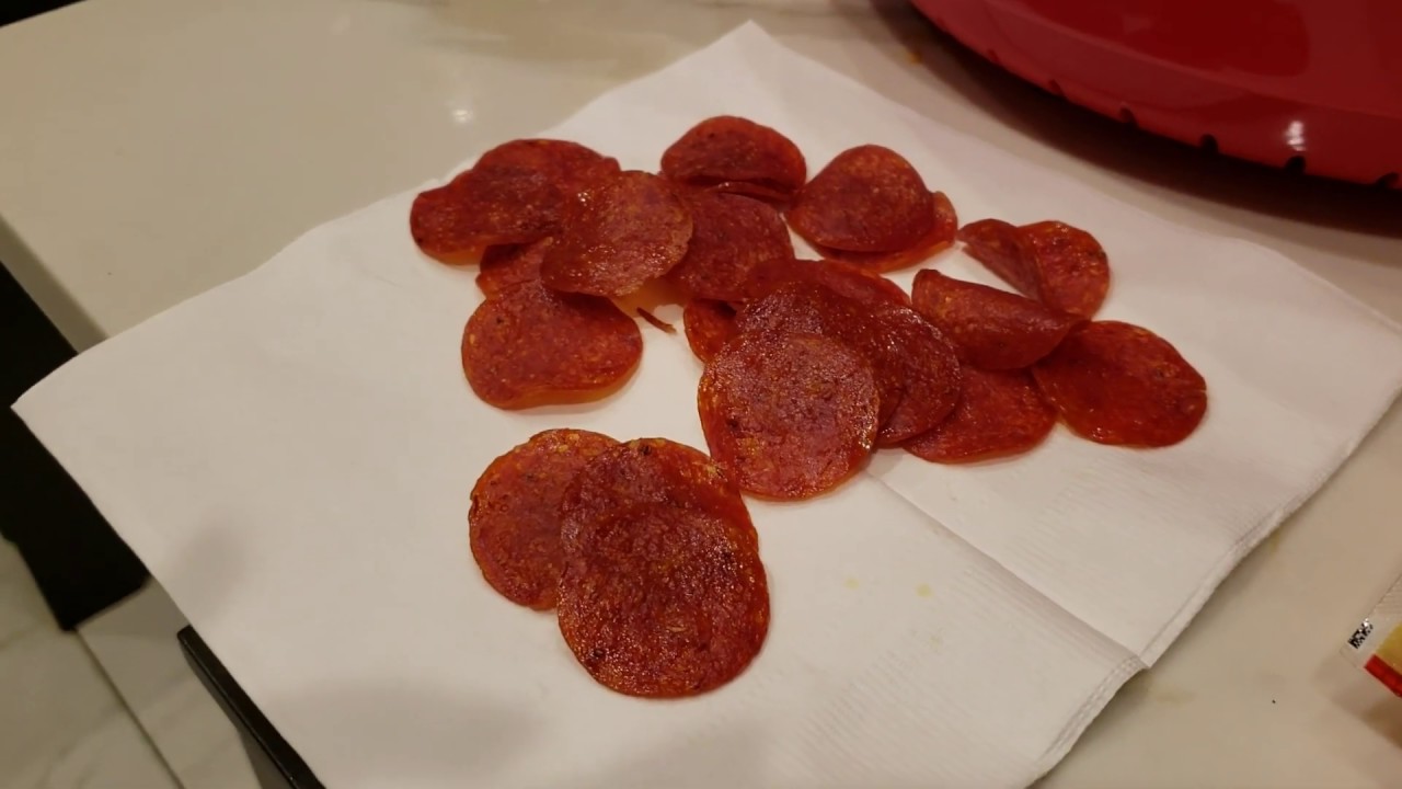 KETO Snack Airfryer Pepperoni Chips my experiments! YouTube