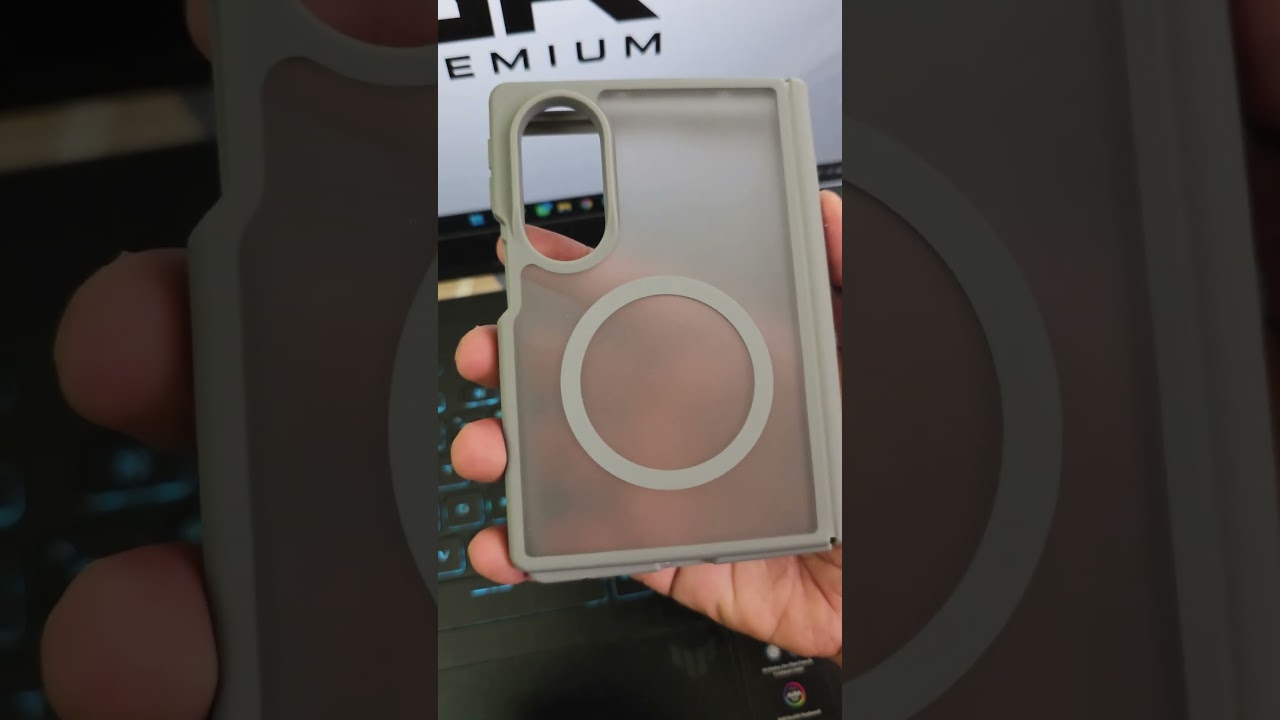 Play the product video for Samsung Galaxy Z Fold 8 Magnetic Case – Slim Translucent Matte Protective Cover