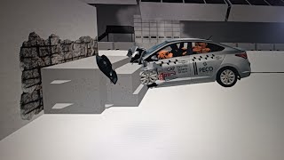Hyundai Solaris Crash Test BeamNG.Drive