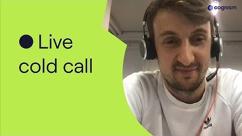 Live cold calling with Cognism