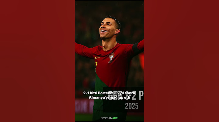 Portekiz Almanya’yı 2-1 Mağlup Etti: Uluslar Ligi'nde İlk Finalist Oldu! #uluslarligi #ronaldo