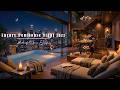 Luxury Penthouse Night Jazz 🌆 Cozy Poolside Living Room with Smooth Jazz for Calm Nights