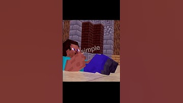 Simple test#minecraftanimation #shorts #mineimator