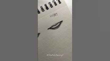 How to draw lips 3 ways ✨#drawing #tutorial #sketch #art #howtodraw