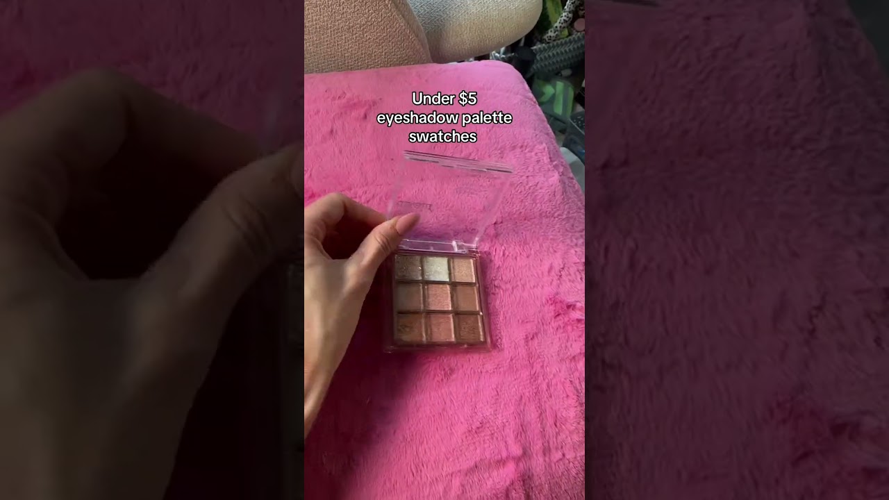 Affordable shimmer eyeshadow palette 