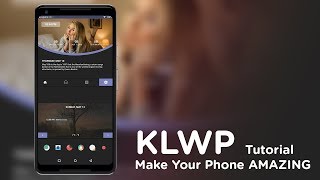 How to use Kustom Live Wallpaper