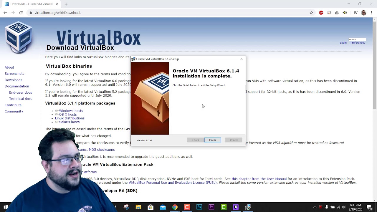 how to install windows 10 virtualbox