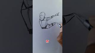 The Ultimate Guide to Drawing Flying Poses: Step-by-Step Tips and Techniques #art #foryou #shorts ✨